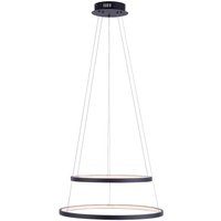 Just Light LED-Pendelleuchte CIRCLE 11525-13 weiß anthrazit Metall Kunststoff H/D: ca. 120x50 cm 2.0 Brennstellen von Just Light