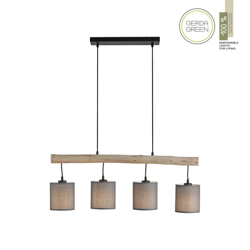 Just Light LED-Pendelleuchte 'Green Tribu' 82,5 x 120 x 13,5 cm von Just Light