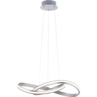 Just Light Smarte LED-Pendelleuchte MELINDA 18432-55 weiß stahlfarbig Kunststoff Eisen H/D: ca. 120x57 cm 1.0 Brennstellen von Just Light