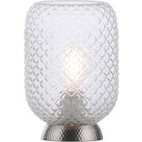 Just Light Tischleuchte 14906-55 Stahl Rauchglas H/D: ca. 23x15 cm E27 1 Brennstellen von Just Light