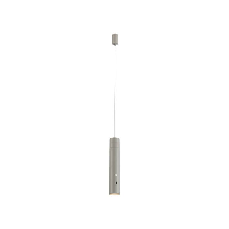 Just Light. LED-Akku-Pendelleuchte Attach Greige 120 cm x Ø 16 von Just Light.