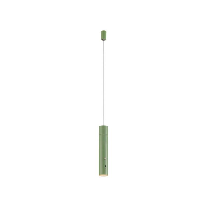 Just Light. LED-Akku-Pendelleuchte Attach Grün 120 cm x Ø 16 von Just Light.