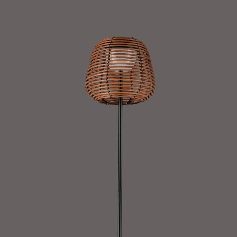 Just Light. LED-Akku-Stehleuchte Askia Schwarz 120 cm x Ø 18 cm von Just Light.