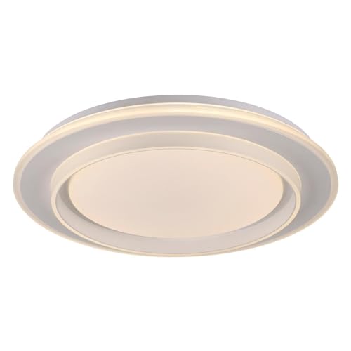 Just Light. LED-Deckenleuchte - Ø 40 cm - Weiß - Kunststoff - mit Fernbedienung Just Light. LED-Deckenleuchte - Ø 40 cm - Weiß - Kunststoff - mit Fernbedienung von Just Light.