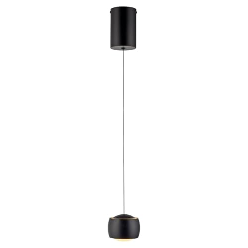 Just Light. LED-Pendelleuchte - 10 x 220 cm - 1-flammig - Schwarz - Weiß - Kunststoff - Metall von Just Light.
