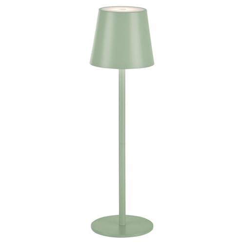 Just Light. LED-Tischlampe - H 23 cm - Grün - Eisen - dimmbar von Just Light.