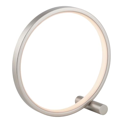 Just Light. LED-Tischlampe - H 25,5 cm - Silbergrau - Metall von Just Light.