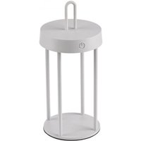 LED Akku Tischlampe Aluminium dimmbar IP44 28,4 cm Weiß LED Akku Tischlampe Aluminium dimmbar IP44 28,4 cm Weiß von Just Light