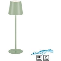 LED Akku Tischlampe Metall IP54 Touch Dimmen in Grün LED Akku Tischlampe Metall IP54 Touch Dimmen in Grün von Just Light