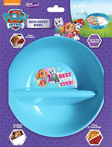 Just Solutions! Nickelodeon Paw Patrol Girl Anti-oggy Bowl für Müsli, Milch, Gemüse, Dip, Pommes Frites und Ketchup von Just Solutions!