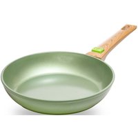 JUST VEGAN Bratpfanne "CeraVegan", Aluminium, (1 tlg.), pflanzliche Keramikbeschichtung, abnehmbarer Griff, Induktion von Just Vegan