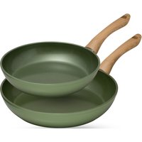 JUST VEGAN Pfannen-Set "CeraVegan", Aluminium, (Set, 2 tlg.) von Just Vegan