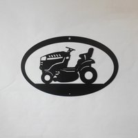 Rasenmäher - Rasentraktor Männerhöhle Mähen Scheune Aufsitzmäher Werkstattschild von Just4theArtofit