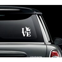 Chihuahua Liebe Tier Stoßstange Fahrzeug Aufkleber Lustige Humor Haustier Chi Van Bike Motorrad Boot Wand Laptop Ipad Autofenster von JustBlingit30