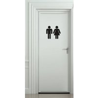 Damen Herren Wc Logo Tür Stoßstange Fahrzeug Aufkleber Lustige Humor Bricks Gebäude Van Boot Wand Laptop Ipad Autofenster von JustBlingit30