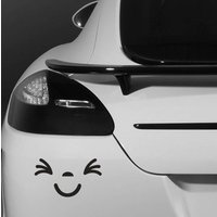 Fröhlicher Smiley Lächeln Zitieren Motto Zeichen Logo Auto Stoßstange Fahrzeug Aufkleber - Lustige Humor Van Bike Motorrad Wand Laptop Ipad Fenster von JustBlingit30