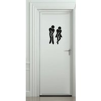 Herren Damen Verzweifelt Wc-Tür Stoßstange Fahrzeug Aufkleber Lustige Humor Bricks Gebäude Van Boot Wand Laptop Ipad Autofenster von JustBlingit30
