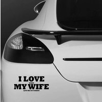 I Love When My Wife Lets Me Go Angeln Zitat Motto Schild Logo Auto Aufkleber - Funny Humour Van Bike Laptop Ipad Fenster von JustBlingit30