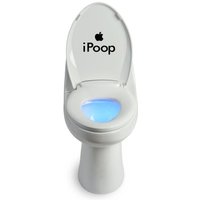 Ipoop Wc Bad Aufkleber Abziehbild - Lustige Apple Iphone Ipod Ipad Humor Wand Laptop Fenster von JustBlingit30