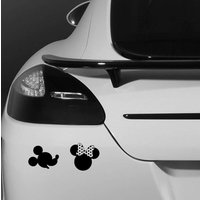 Mickey Mouse, Minnie Mouse Köpfe Zitieren Motto Zeichen Logo Auto Stoßstange Fahrzeug Aufkleber - Lustige Humor Van Fahrrad Wand Laptop Ipad Fenster von JustBlingit30