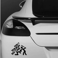 Nicht Berühren Mein Auto Zitat Motto Stoßstange Fahrzeug Aufkleber - Lustig Humor Van Bike Motorrad Wand Laptop Ipad Fenster von JustBlingit30