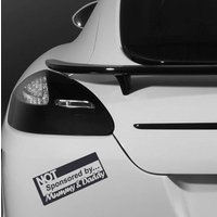 Nicht Gesponsert Von Mama Und Papa Zitat Motto Zeichen Logo Auto Stoßstange Fahrzeug Aufkleber - Wand Lustige Humor Van Fahrrad Laptop Ipad Fenster von JustBlingit30