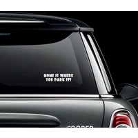 startseite Ist Wurden Sie Parken Sie Autoaufkleber, Fahrzeug - Funny Humor Caravan Van Camper Campervan Vw Volkswagen Boot Wand Laptop Ipad Fenster von JustBlingit30