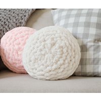 Hand Gestricktes Kissen, Grobstrick Chunky Chenille Wohnkultur, Schlafzimmer Dekor, Akzentkissen von JustBloomDesigns