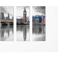 Big Ben 5 Panels Große Gemälde London Hd Gedruckt Poster England Leinwand Bilder Home Decor City Art Panel Für Wohnzimmer Jd0620 von JustCoolDesignArt