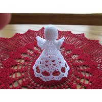 Engel Ca 12cm Groß Und An Der Basis 9cm von JustCrocheting