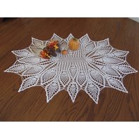 Ovales Ananas Deckchen von JustCrocheting