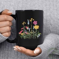 Blumentasse, I Love My Flowers Mug, Wildflower Blumen Geschenk, Floral Design, Niedliche Blume, Blumenliebhaber Geschenk von JustMorePlants