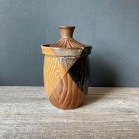 Vintage Keramik Handwerk Deckeldose von JustSmashingDarling