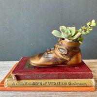 Vintage Kupfer Babyschuh - Spitzen von JustSmashingDarling