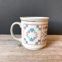 Vintage Otagiri Tasse Mit Santa Fe Muster - Made in Japan von JustSmashingDarling