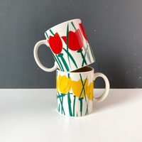 Vintage Tassen - Blumenbecher Vera Style Tulpenbecher von JustSmashingDarling