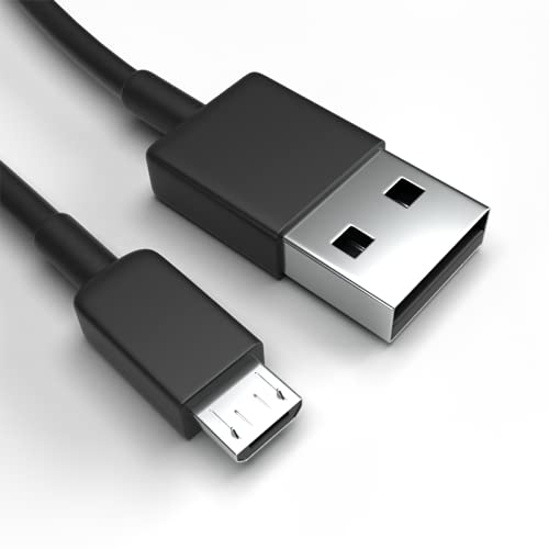 Justcom Micro-USB Ladekabel für LG K40 Schwarz 1 m Handy Schnellladekabel Datenkabel von Justcom