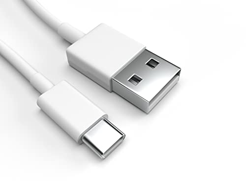 Justcom USB-C Ladekabel für LG G8S ThinQ Weiß 1 m Handy Schnellladekabel Datenkabel von Justcom