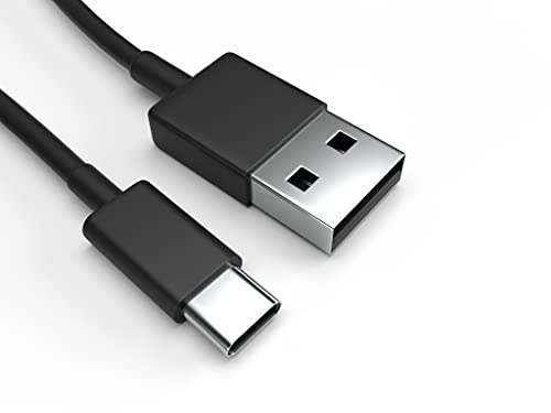 Justcom USB-C Ladekabel für LG K50S 2019 Schwarz 1 m Handy Schnellladekabel Datenkabel von Justcom