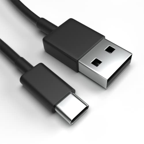 USB-C Ladekabel für Samsung Galaxy A8 2018 Schwarz 2 m Handy Schnellladekabel Datenkabel von Justcom