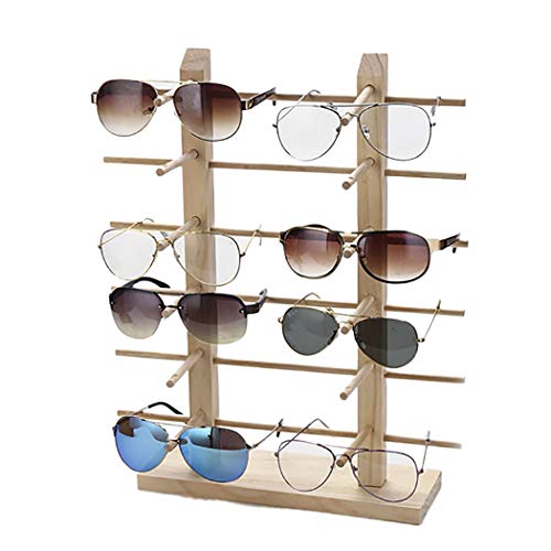 JUSTDOLIFE Brillenständer Kreative Holz Sonnenbrille Rack Brillenständer von JUSTDOLIFE