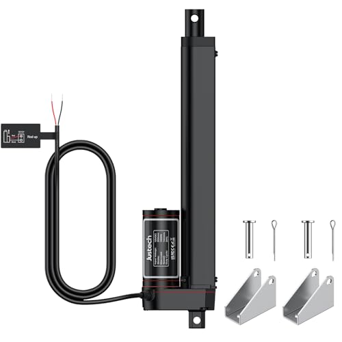 Justech Linear Actuator 200mm/8in Linearantrieb 1000N/225 LBS IP65 Wasserdicht 14mm/s Motor Lineartechnik-Aktuatoren Linearmotor Heavy Duty für Auto RV Elektrischer Türöffner Fensteröffner Justech Linear Actuator 200mm/8in Linearantrieb 1000N/225 LBS IP65 Wasserdicht 14mm/s Motor Lineartechnik-Aktuatoren Linearmotor Heavy Duty für Auto RV Elektrischer Türöffner Fensteröffner von Justech