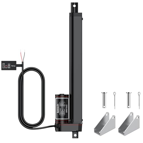 Justech Lineartechnik-Aktuatoren 1500N/330LBS Lineartechnik 250mm/10in 12V IP65 10mm/s Heavy Duty Linearmotor Linearantrieb Electric Motor Putter für Auto RV Elektrischer Türöffner Fensteröffner Justech Lineartechnik-Aktuatoren 1500N/330LBS Lineartechnik 250mm/10in 12V IP65 10mm/s Heavy Duty Linearmotor Linearantrieb Electric Motor Putter für Auto RV Elektrischer Türöffner Fensteröffner von Justech