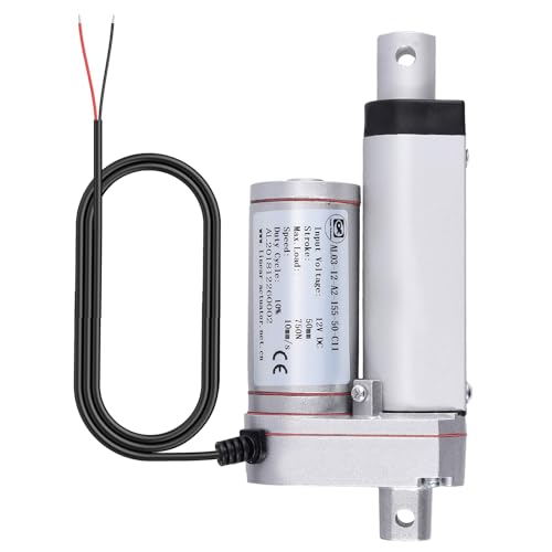 Justech Linearmotor Verstellantrieb Toröffner Linear Actuator Motor 12v DC 750N 50mm Lineartechnik Electric Motor Putter Gleichstrommotor Elektro Zylinder Schubstangenmotor für Auto Möbel usw. von Justech