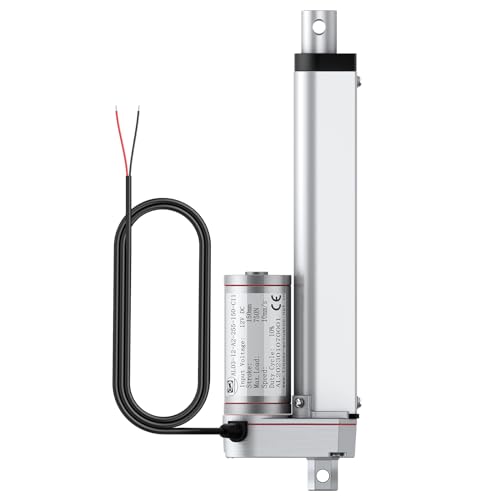 Linearantrieb Motor Linearmotor Verstellantrieb Linear Actuator Motor Elektrische Türöffner DC12V 750N 150mm Lineartechnik Electric Motor Putter Gleichstrommotor Elektro Zylinder Schubstangenmotor von Justech