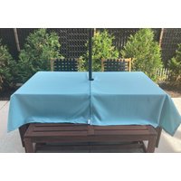 Medium Tischdecke | Regenschirm Himmelblau Medium Tischdecke | Regenschirm Himmelblau von JusteloNappes