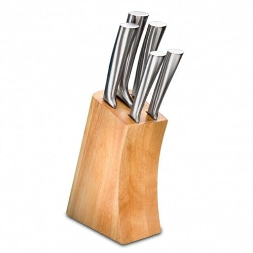 Justinus Messerset, 6tlg. Edelstahl, Küchenblock von Justinus
