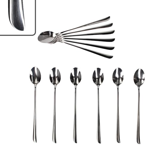 Justinus Twist 12er Set Latte Macchiato Löffel I für 12 Personen I Cocktaillöffel mit langem Stiel, Rührlöffel für Longdrinks, Eis & Co. I mit geschwungenem Griff I aus 18/10 EdelstahI Justinus Twist 12er Set Latte Macchiato Löffel I für 12 Personen I Cocktaillöffel mit langem Stiel, Rührlöffel für Longdrinks, Eis & Co. I mit geschwungenem Griff I aus 18/10 EdelstahI von Justinus