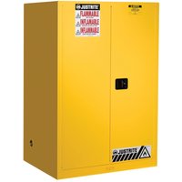 Justrite® Brandschutzschrank Classic Sure-Grip® FM, HxBxT 1.650 x 1.090 x 860 mm, 2 Fachböden, selbstschließend von Justrite®