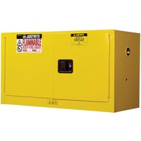 Justrite® Brandschutzschrank Piggyback Sure-Grip® FM, HxBxT 610 x 1.090 x 460 mm, 1 Fachboden, manuell schließend von Justrite®